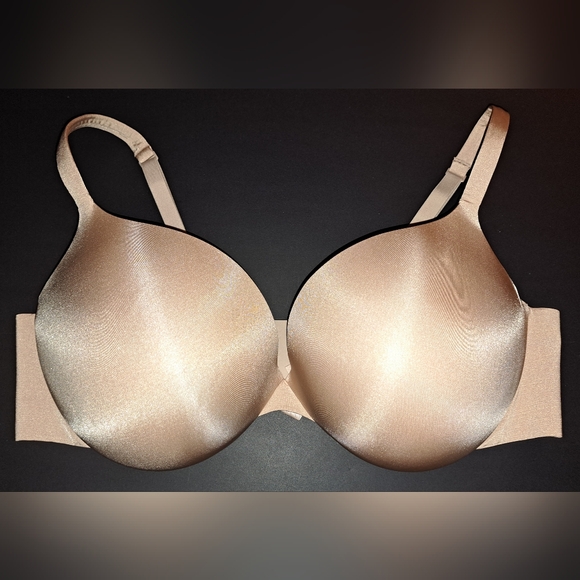 💕NWT SKIMS Ultimate Padded Plunge Pushup Push Up Teardrop bra Nude Mica 44C - Picture 8 of 14